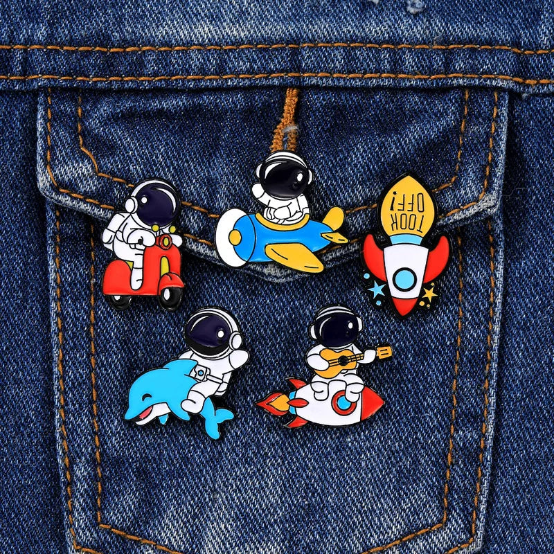 Astronaut Enamel Pin