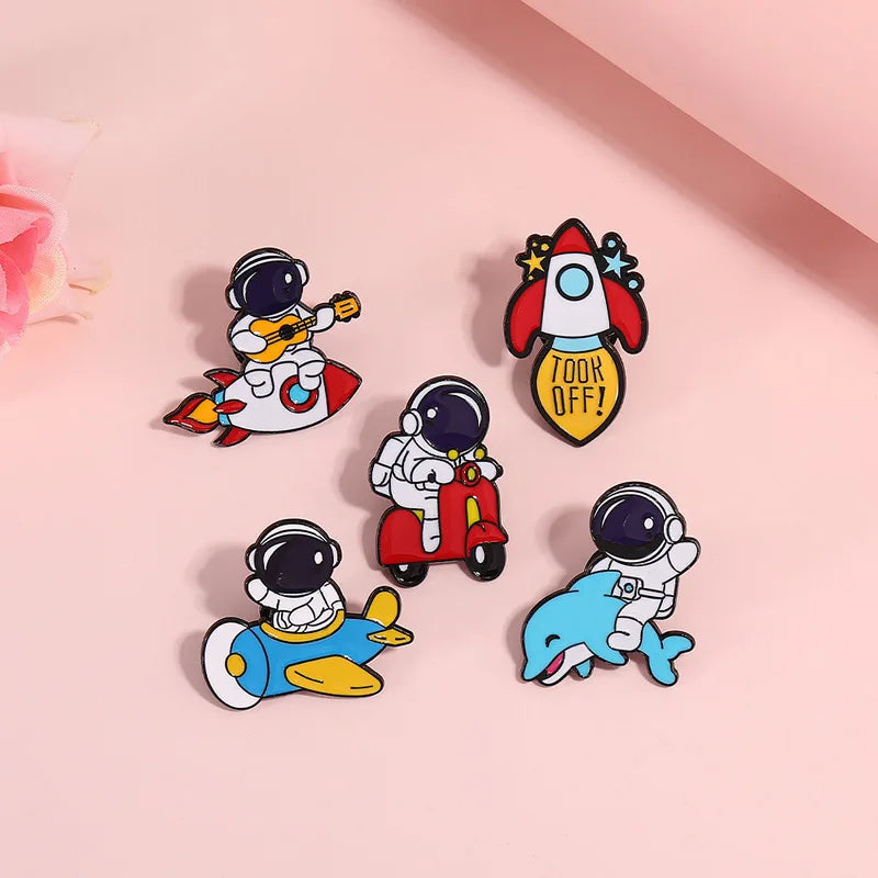 Astronaut Enamel Pin