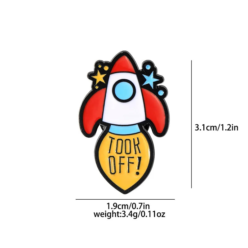 Astronaut Enamel Pin