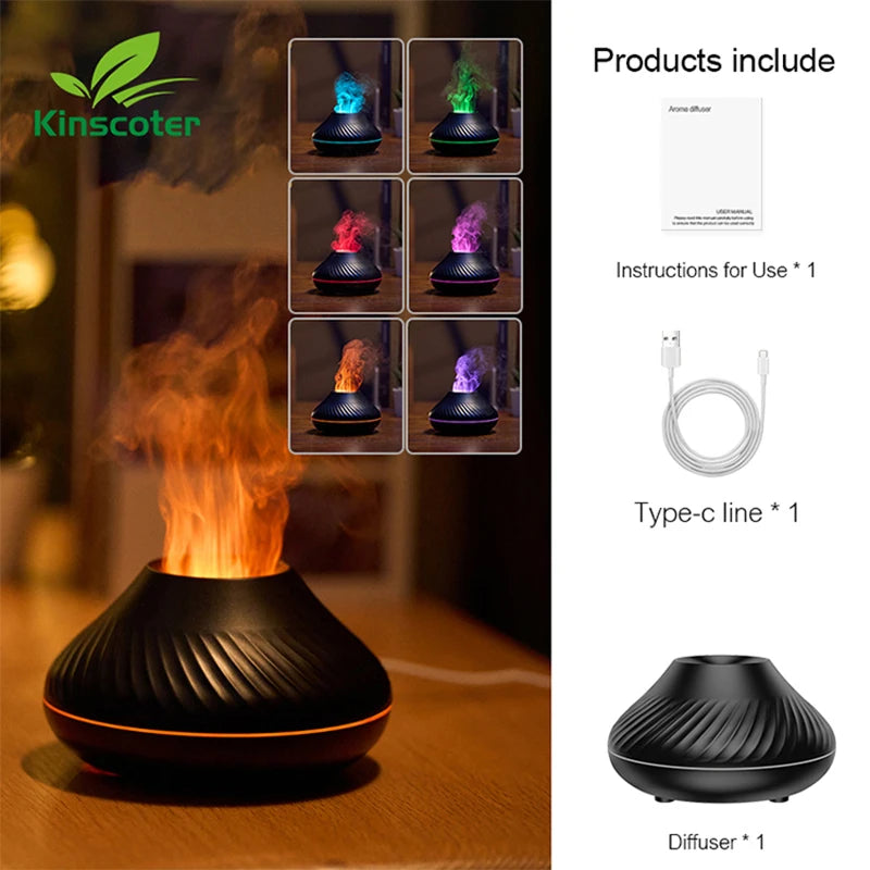 Volcanic Flame Aroma Diffuser