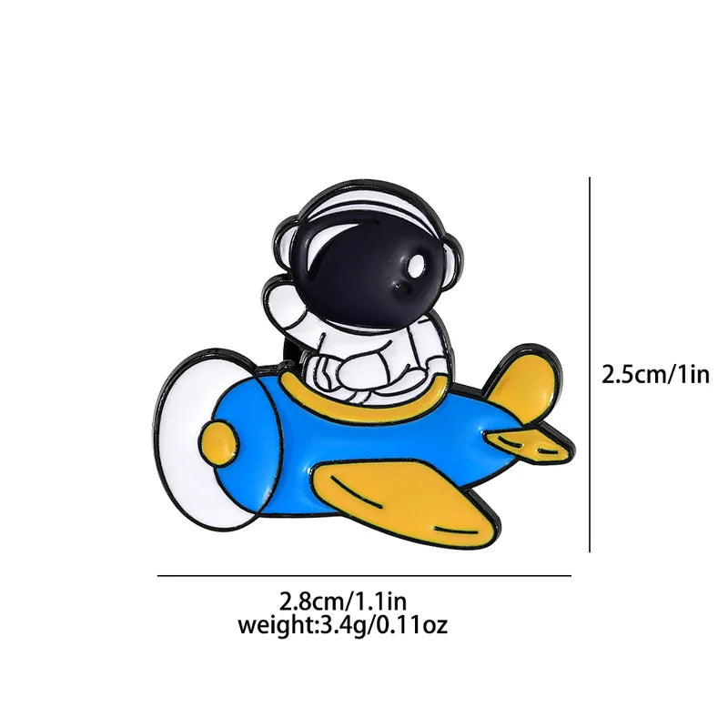 Astronaut Enamel Pin