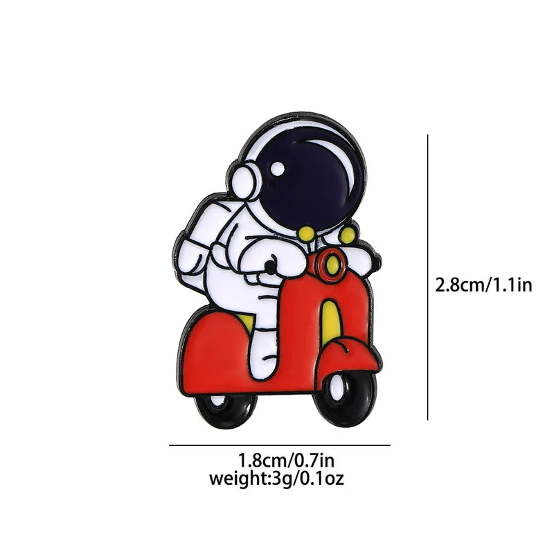 Astronaut Enamel Pin