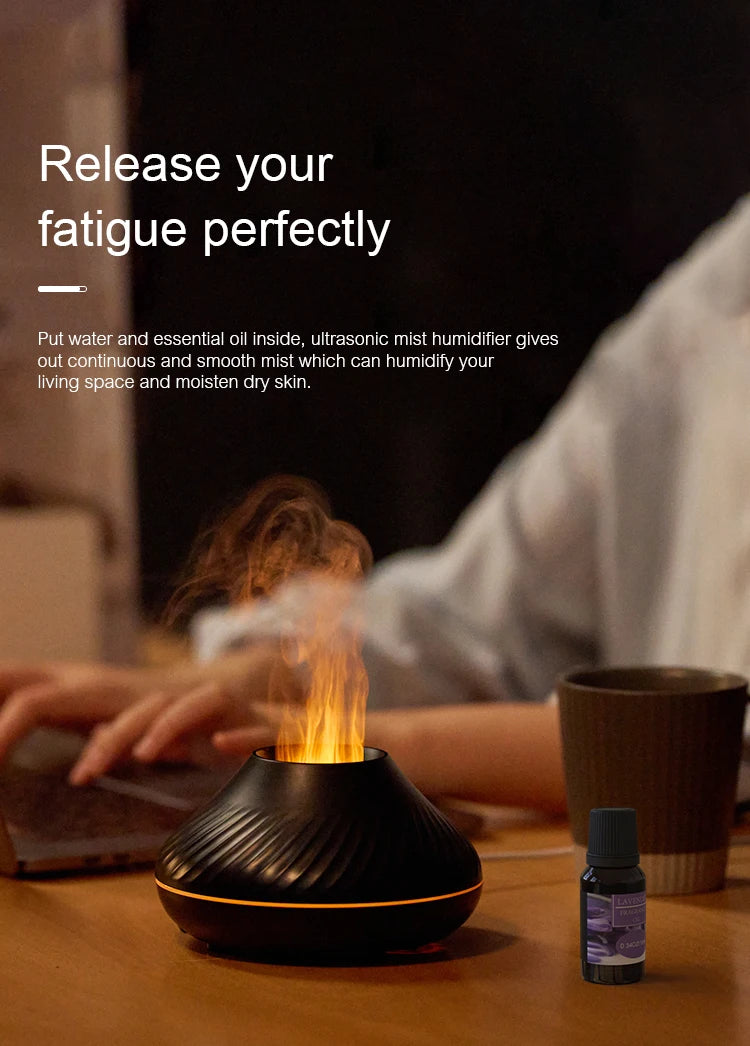 Volcanic Flame Aroma Diffuser