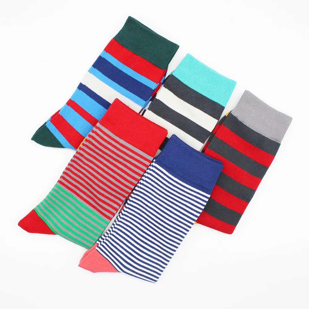 5pack Striped Long Socks