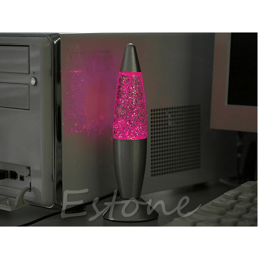 MultiColor LED Glitter Lava Lamp
