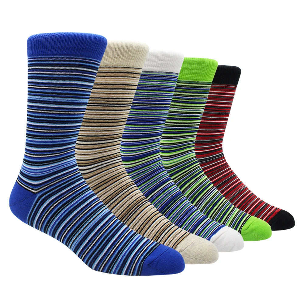 5pack Striped Long Socks