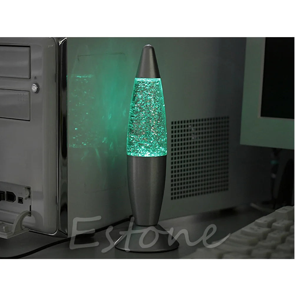 MultiColor LED Glitter Lava Lamp