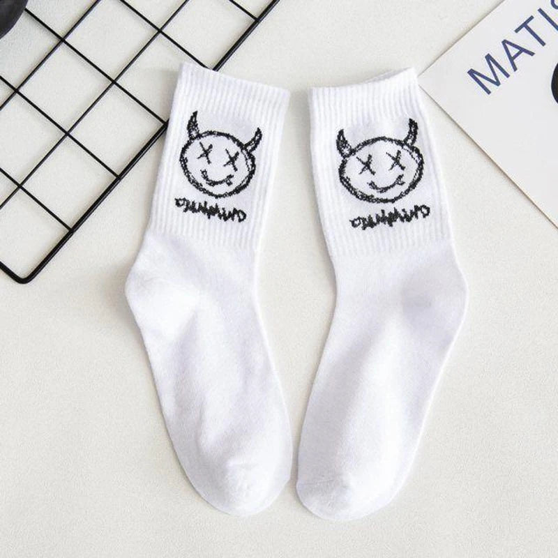 Black/White Graffiti Style Socks