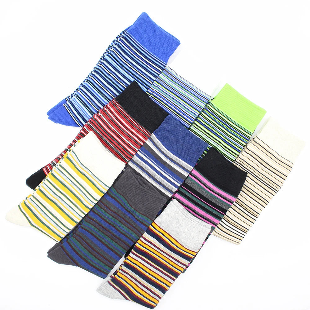 5pack Striped Long Socks