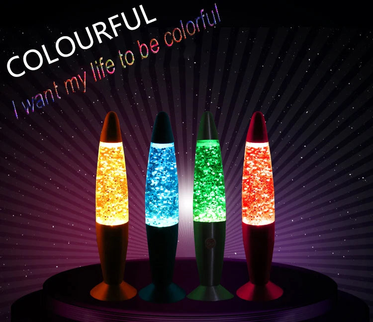 Glitter Bullet Lava Lamp
