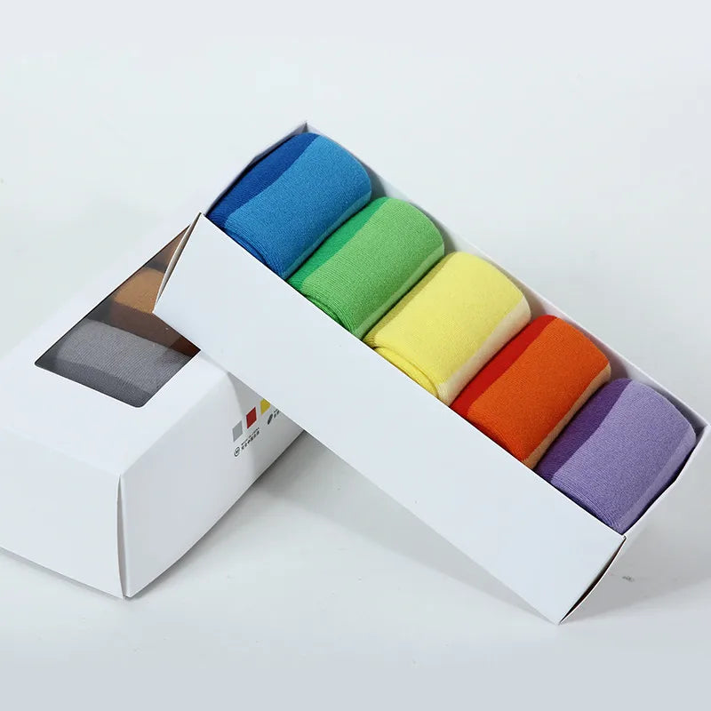 5pack Striped Long Socks