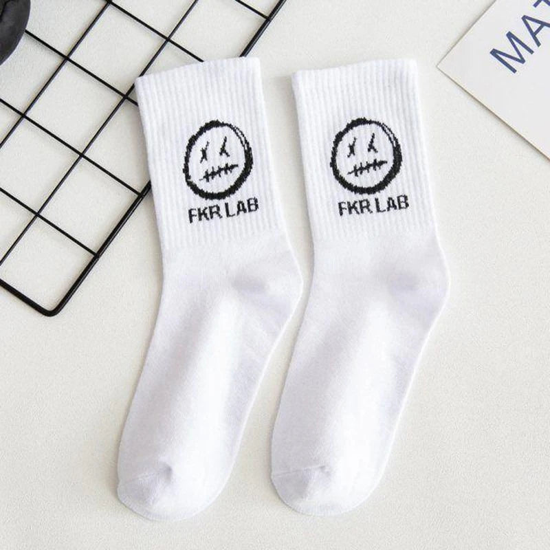 Black/White Graffiti Style Socks