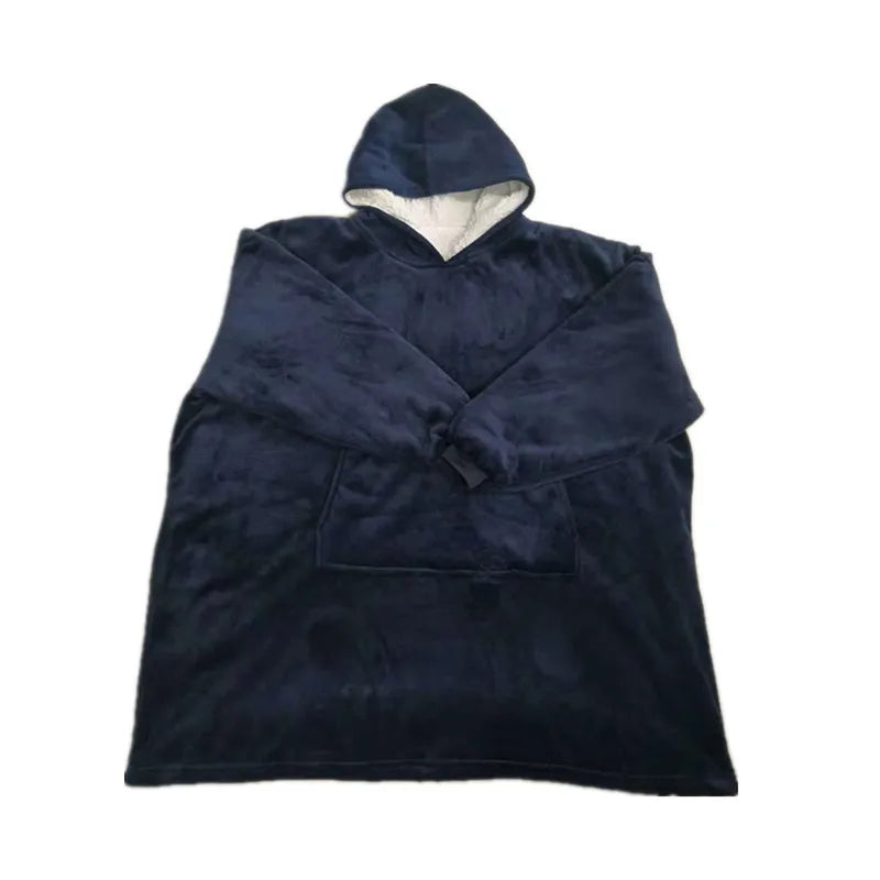 Warm Thick Hooded Blanket
