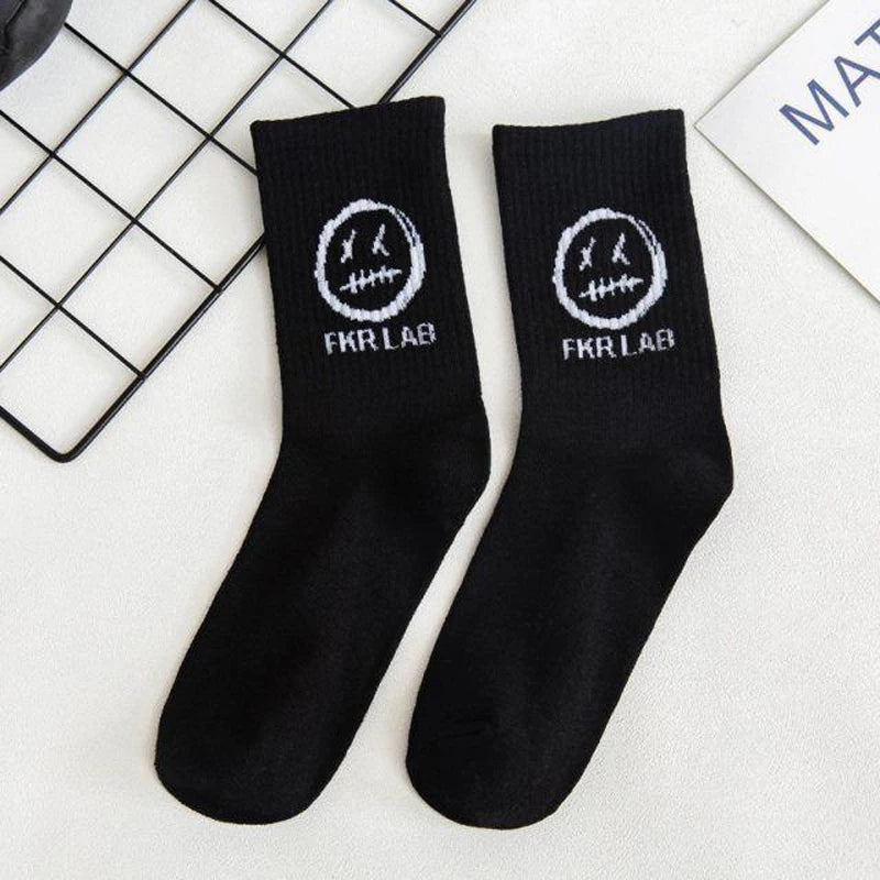 Black/White Graffiti Style Socks