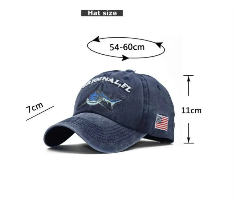 Shark Dad Hat