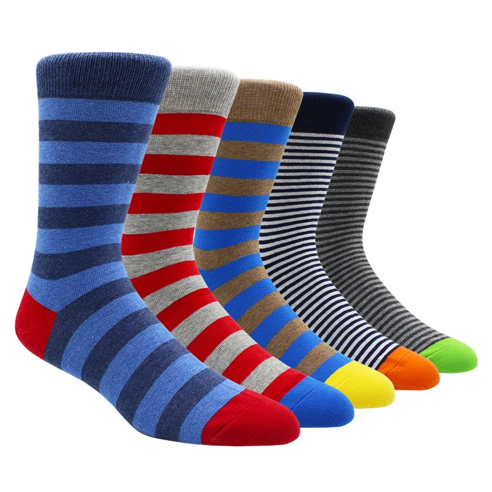 5pack Striped Long Socks