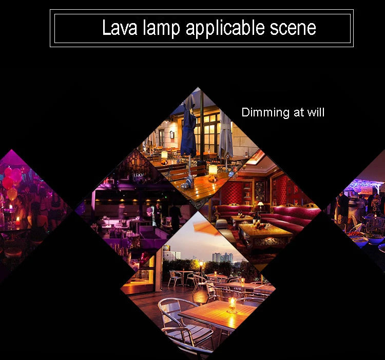 Glitter Bullet Lava Lamp