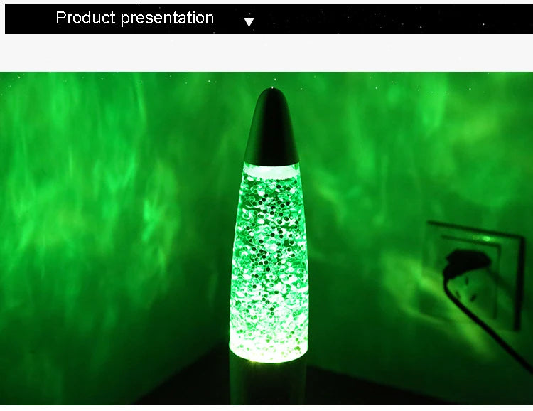 Glitter Bullet Lava Lamp