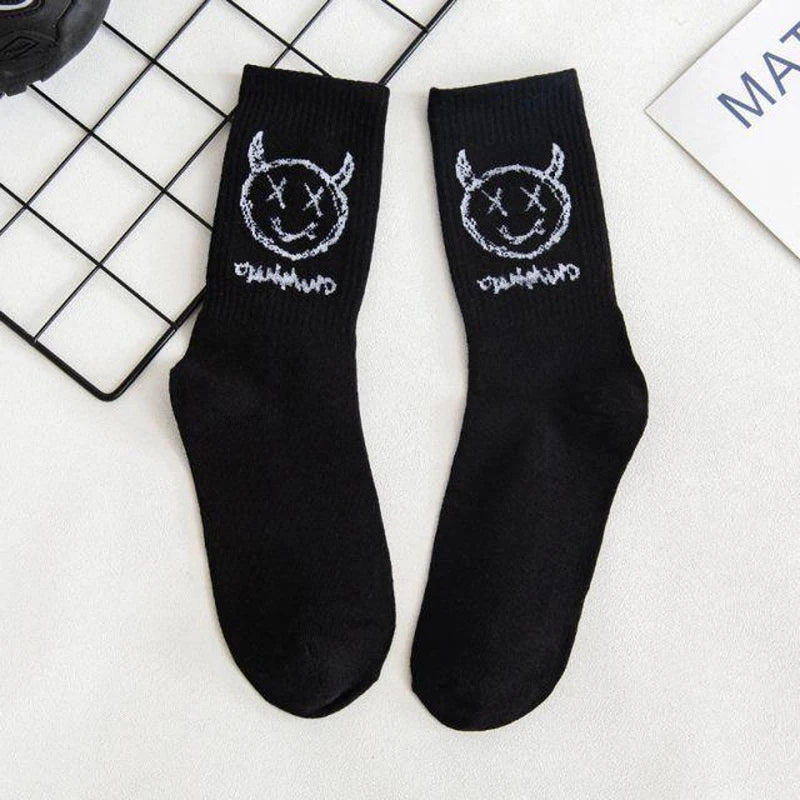 Black/White Graffiti Style Socks