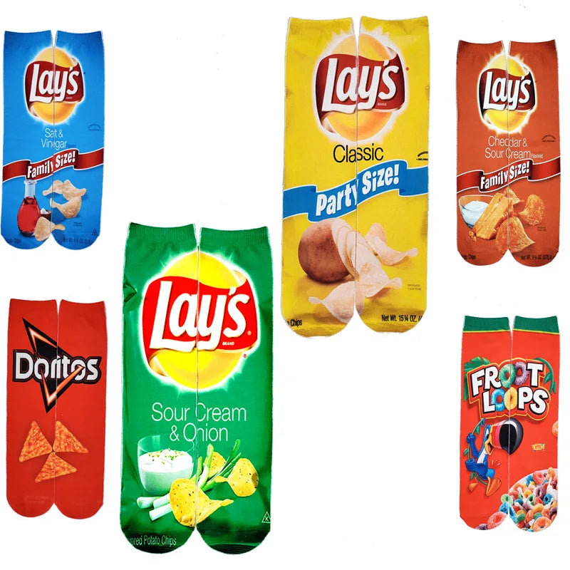11 Styles Snack Socks