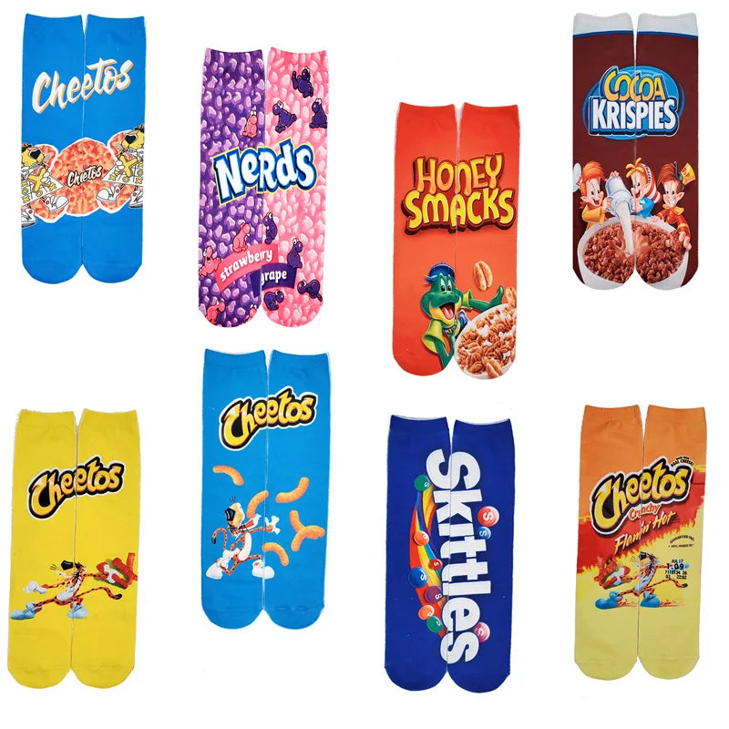 11 Styles Snack Socks