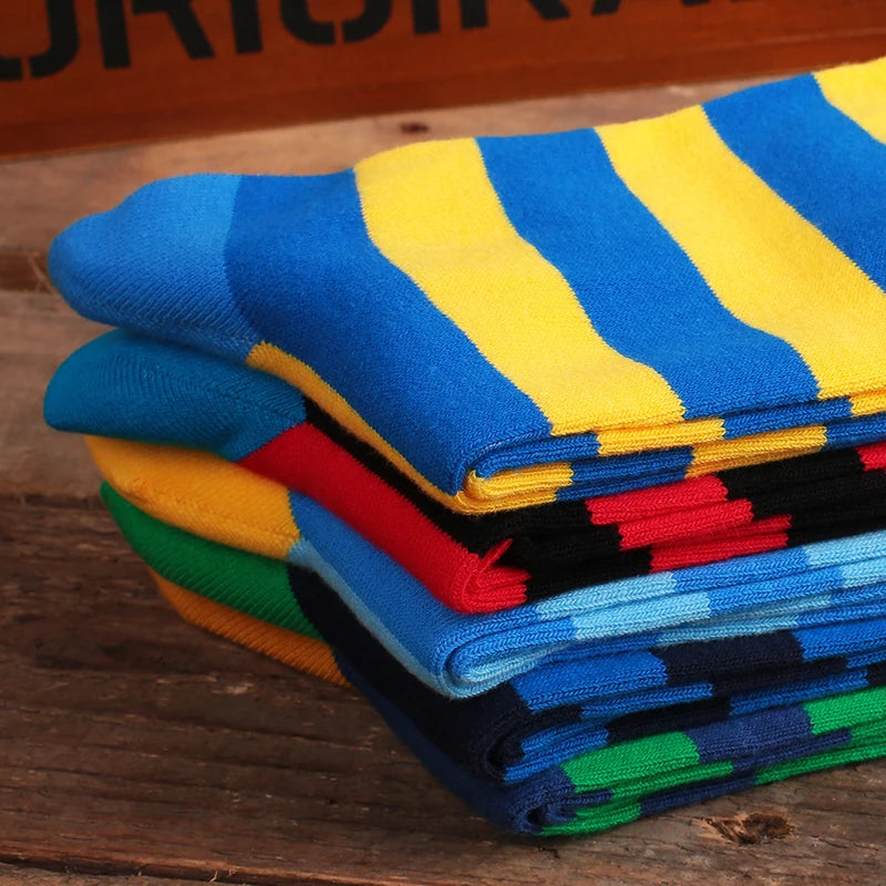 5pack Striped Long Socks