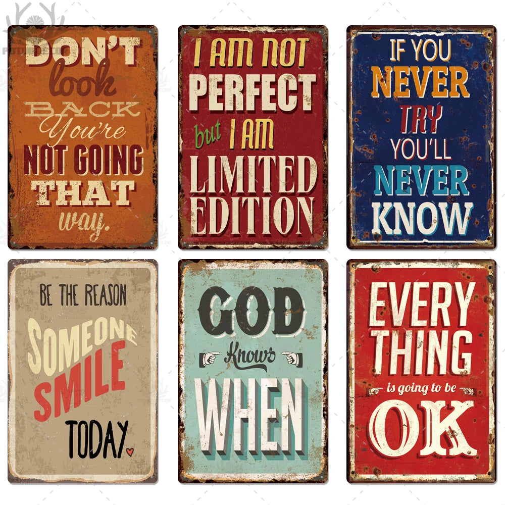 Quotes Metal Signs