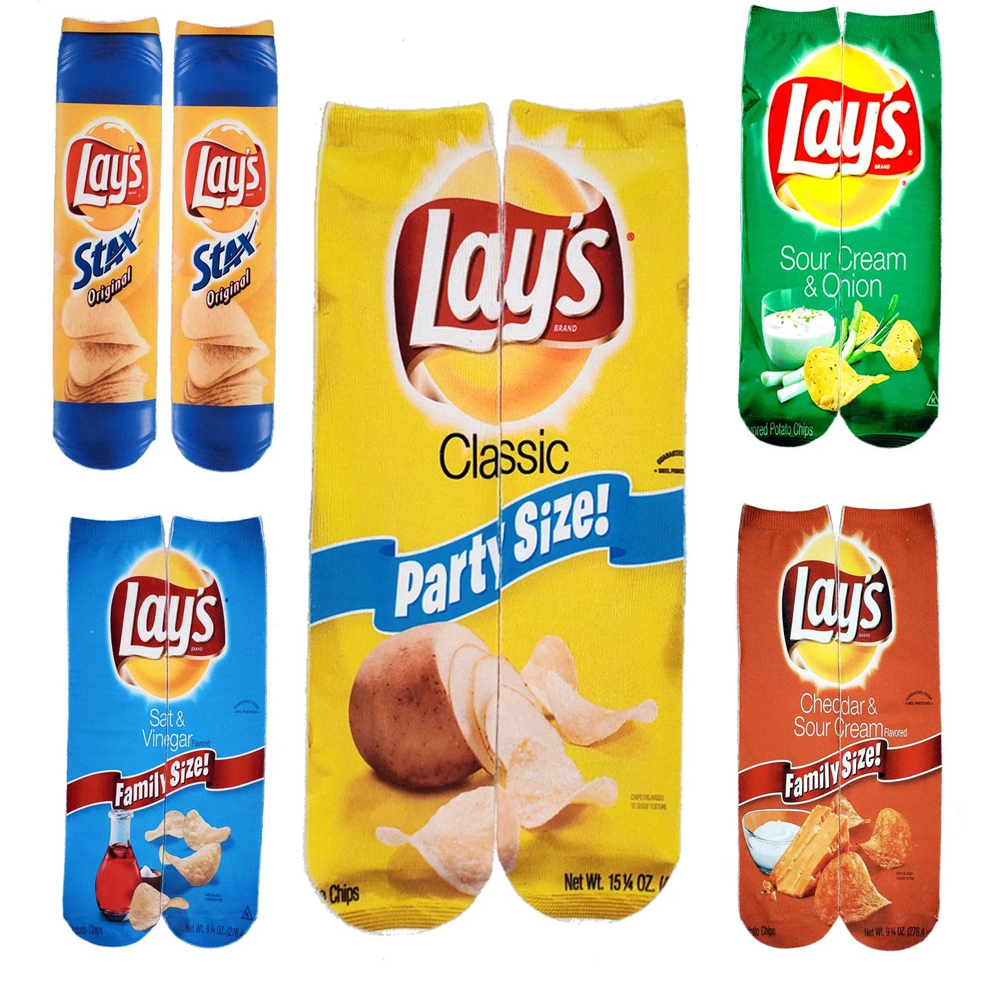 11 Styles Snack Socks