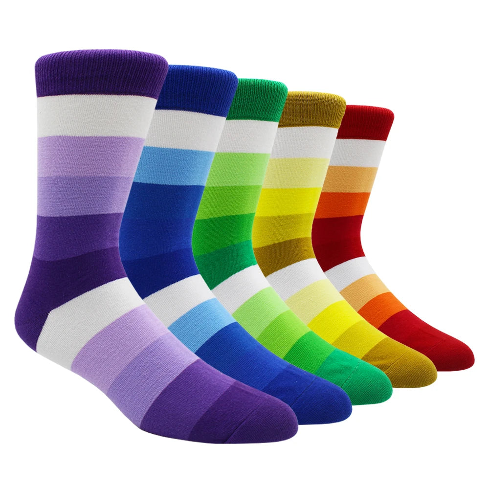 5pack Striped Long Socks