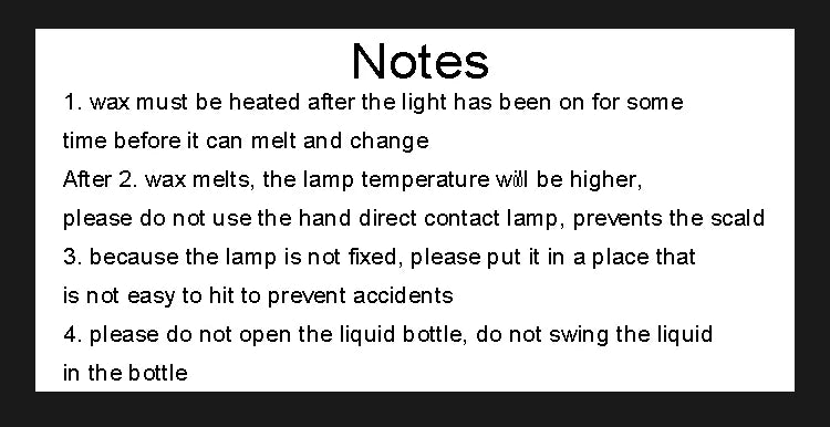 Glitter Bullet Lava Lamp