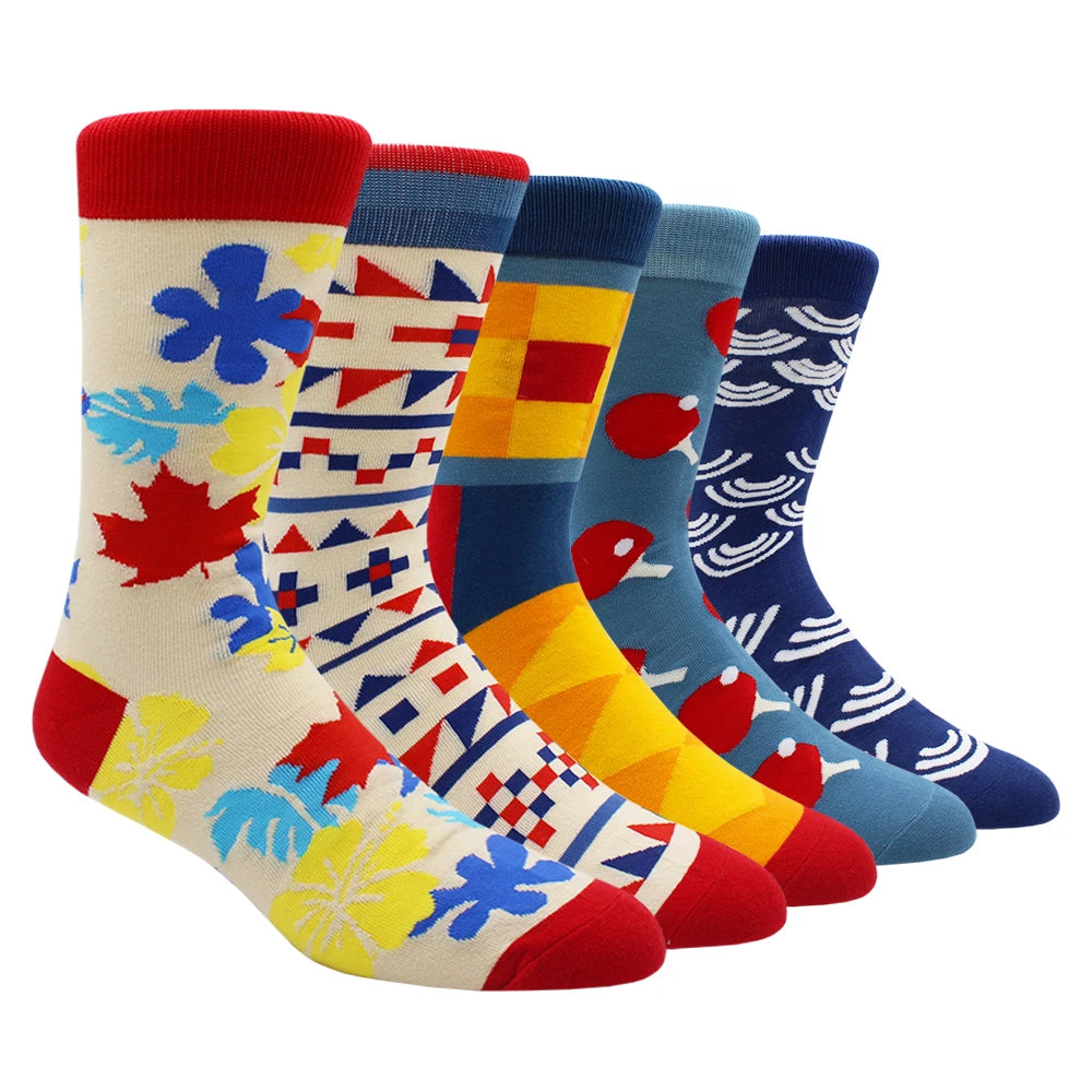 5pack Striped Long Socks