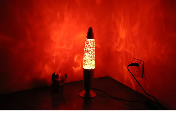 Glitter Bullet Lava Lamp