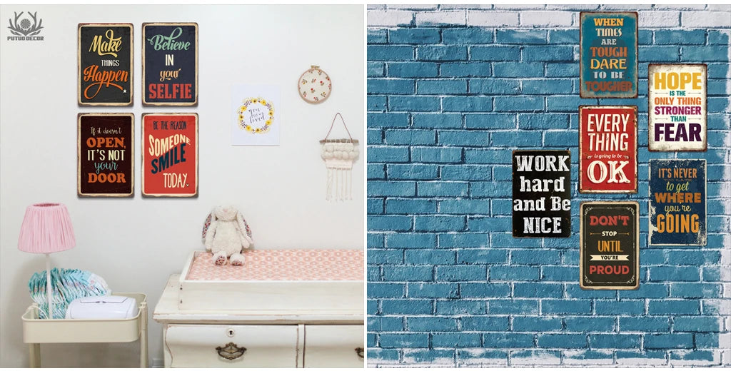 Quotes Metal Signs