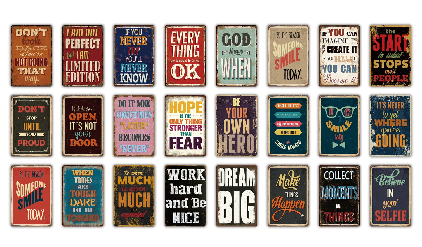 Quotes Metal Signs