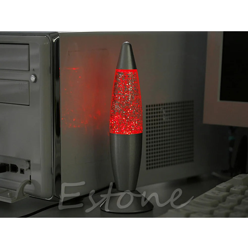 MultiColor LED Glitter Lava Lamp