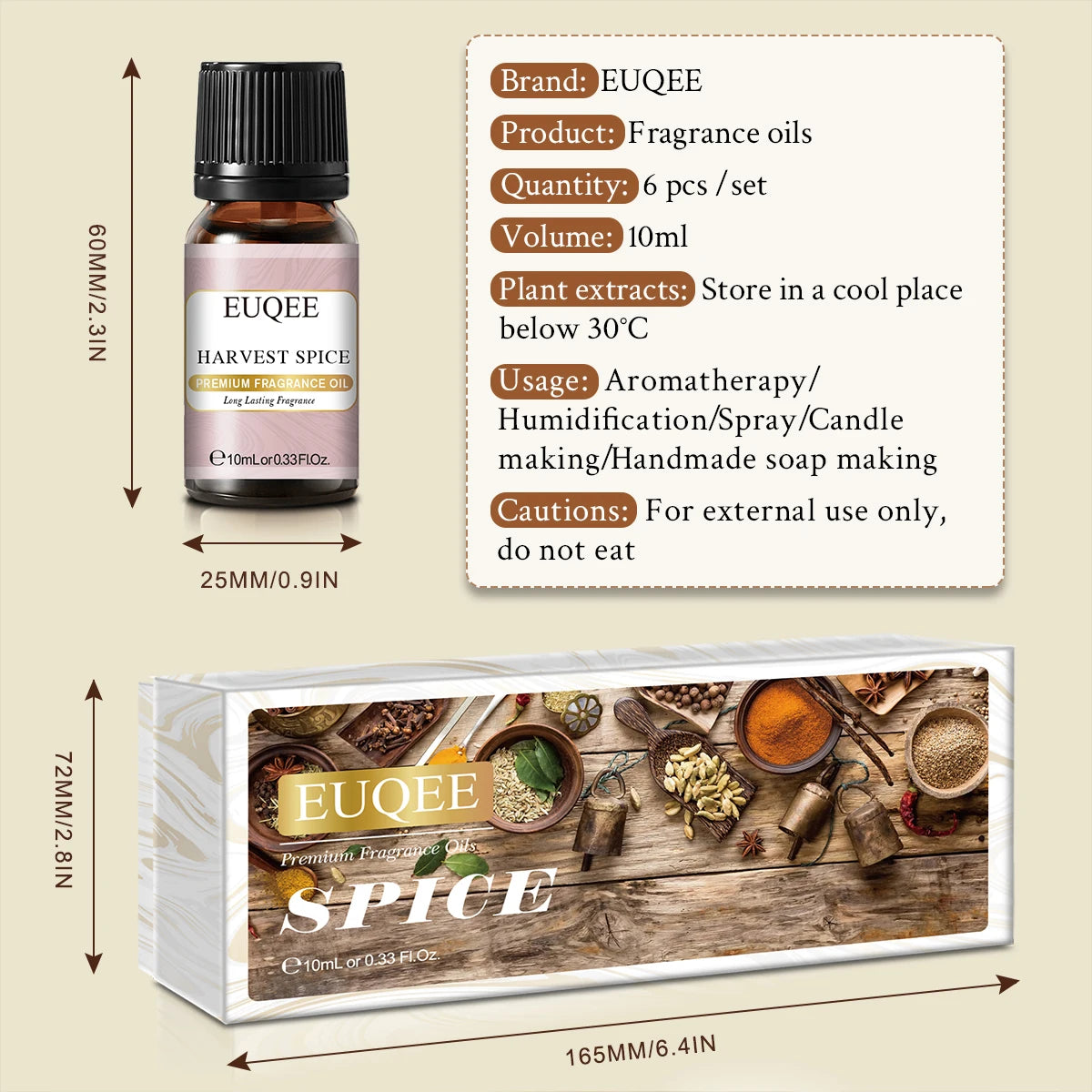 6pcs/set Fragrance Oil