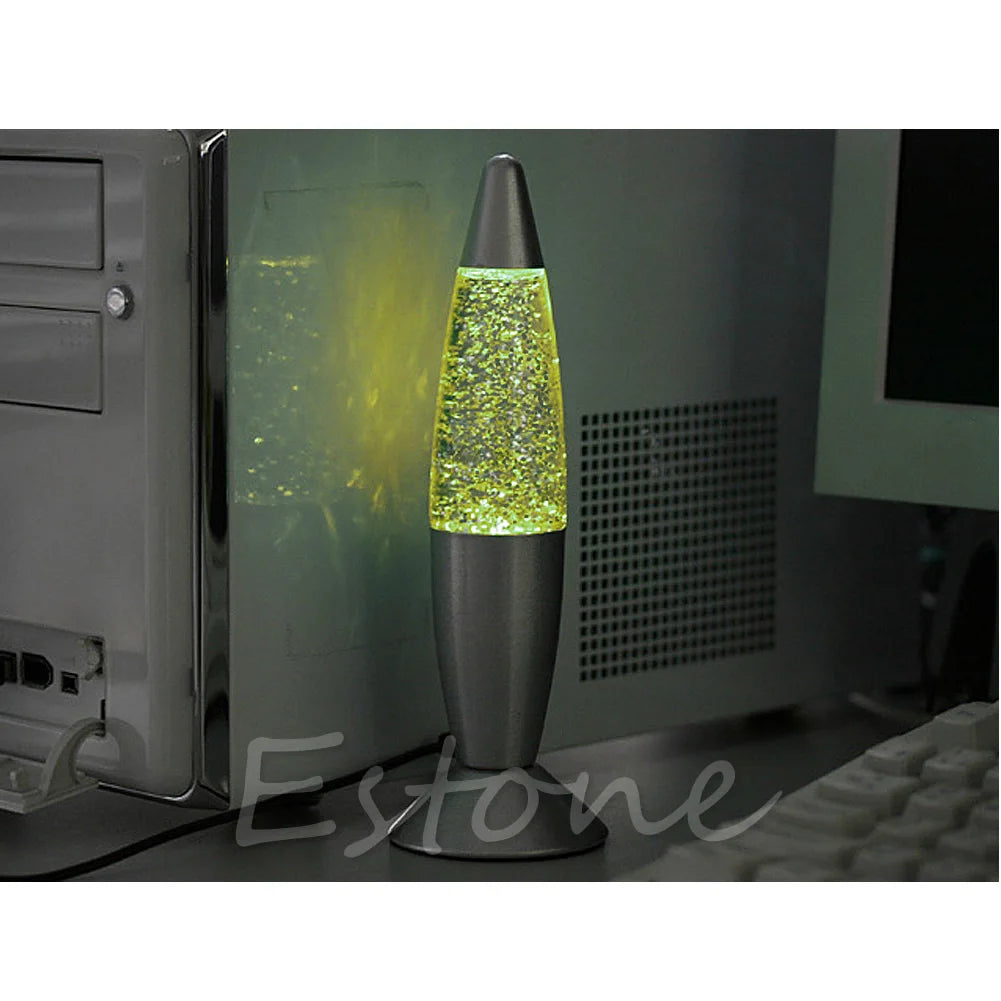 MultiColor LED Glitter Lava Lamp