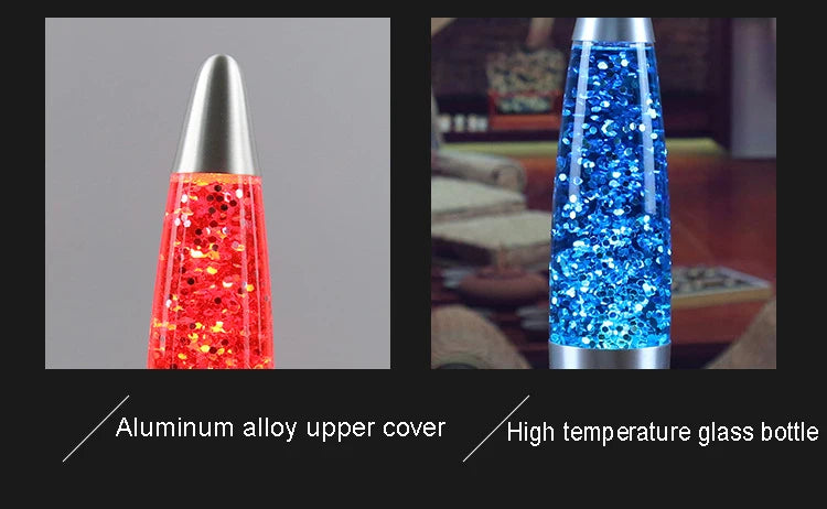 Glitter Bullet Lava Lamp
