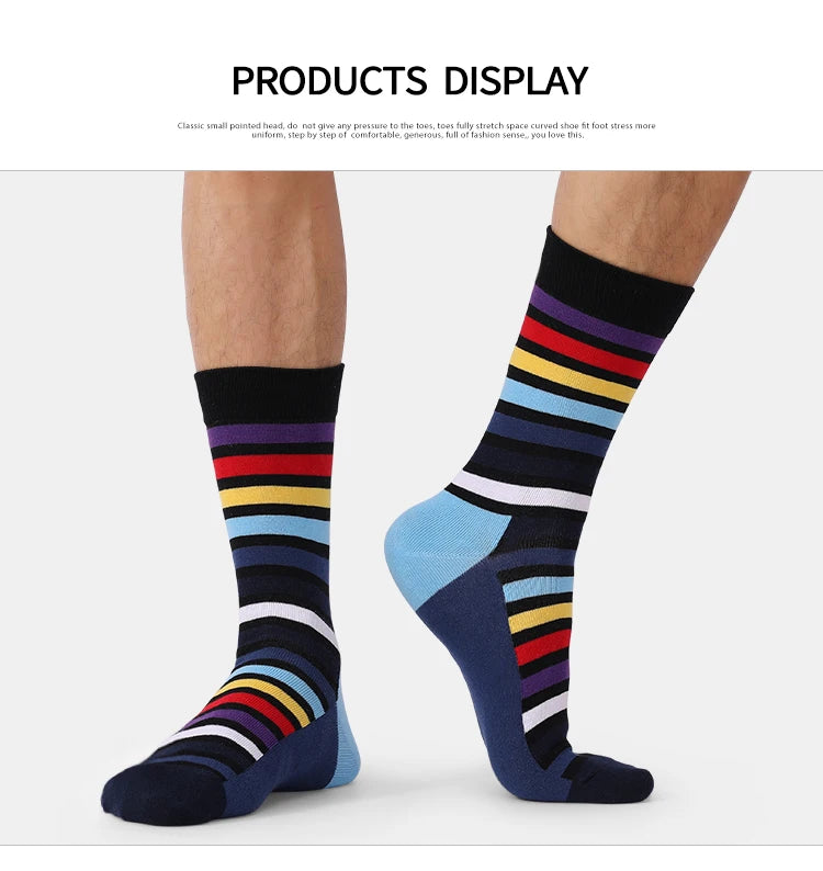 5pack Striped Long Socks