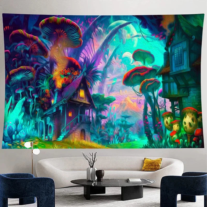 Magic Mushroom Tapestries