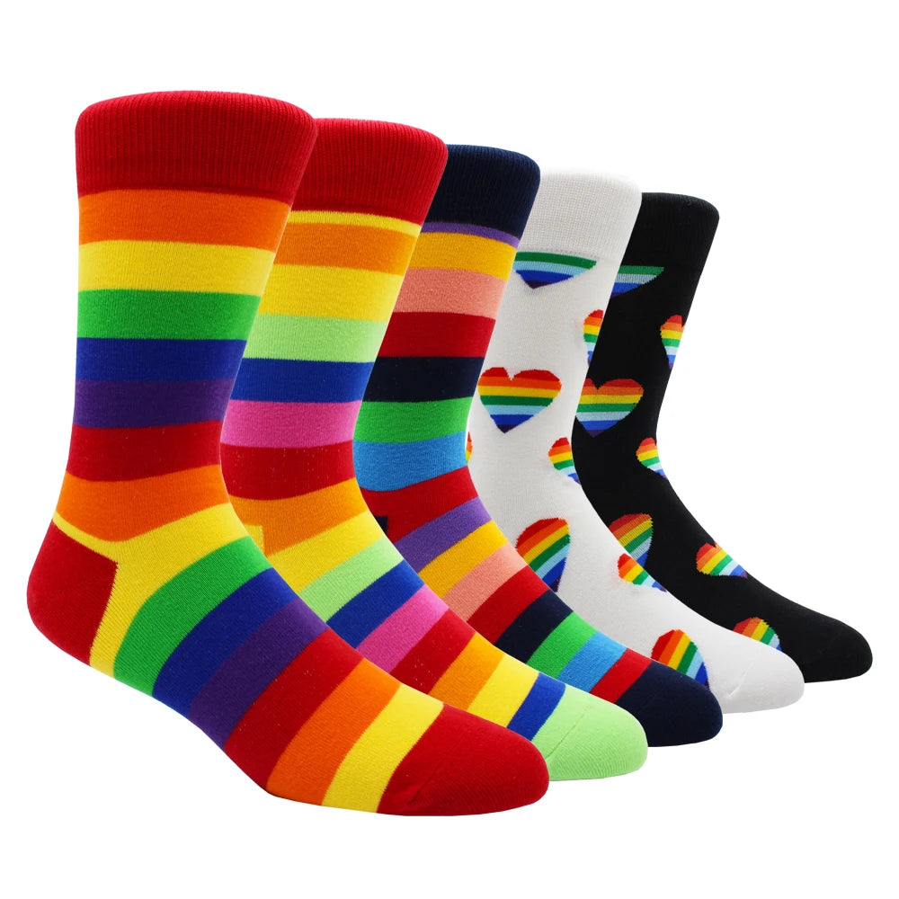 5pack Striped Long Socks
