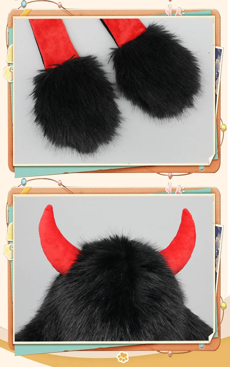 Red/Black Yak Hat