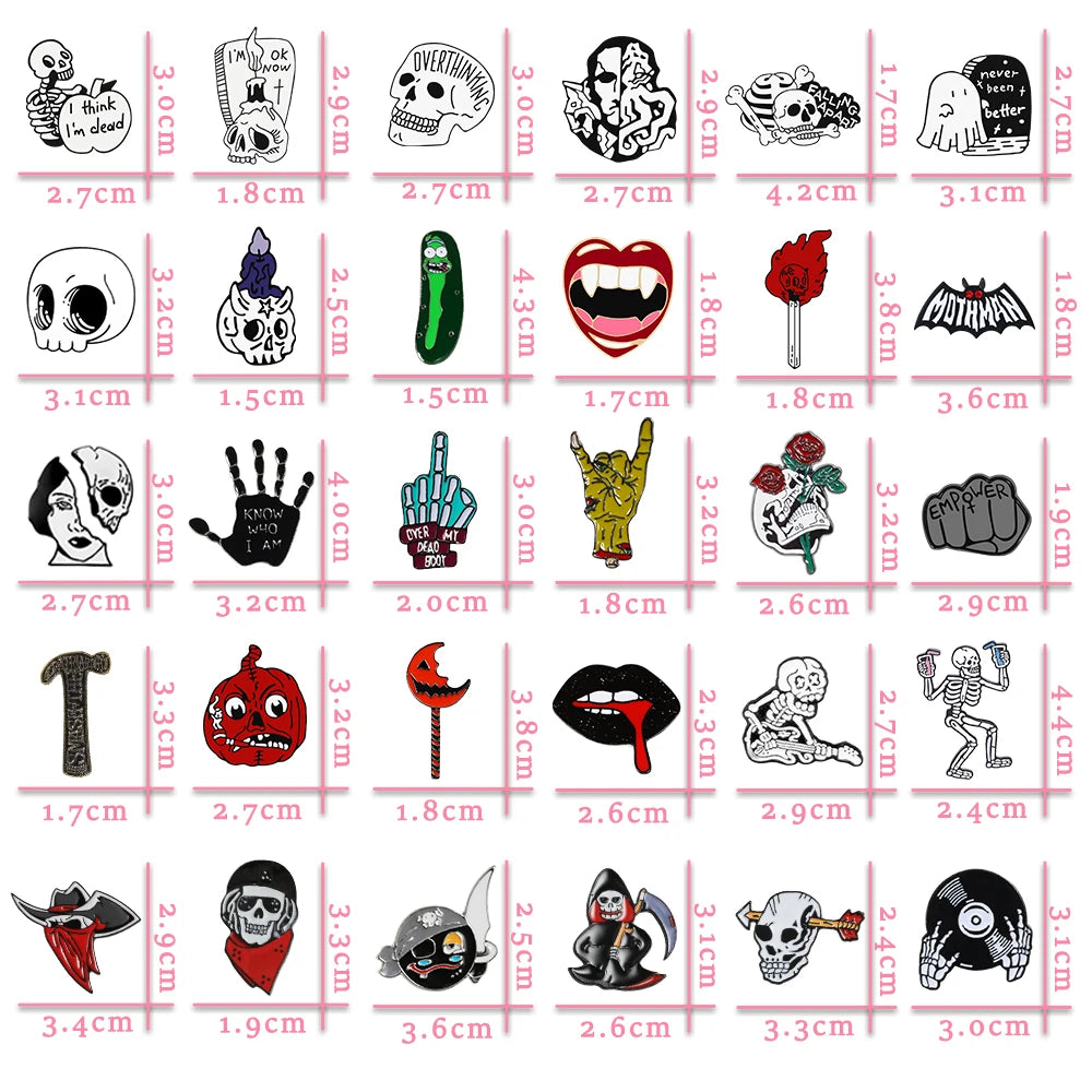 Punk Enamel Pins
