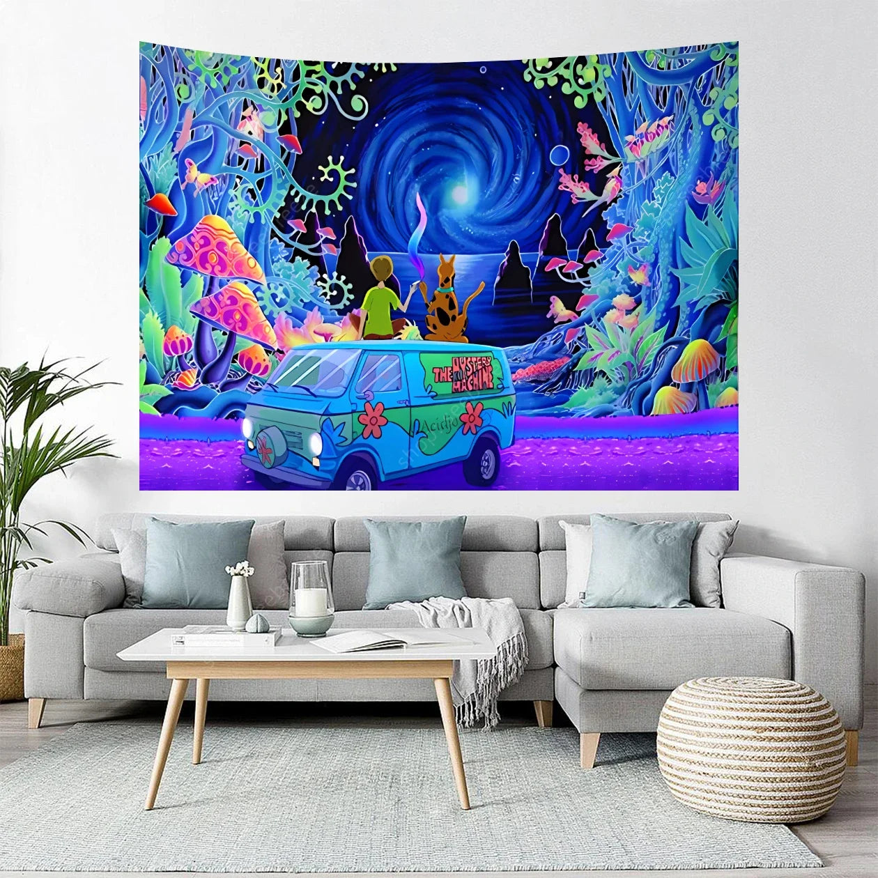 Scooby Doo Psychedelic Tapestry