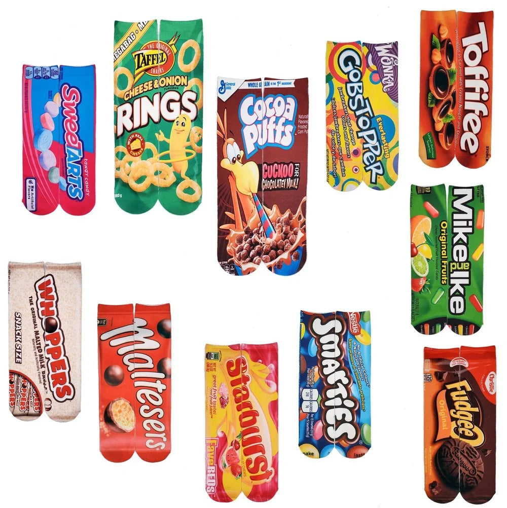 11 Styles Snack Socks