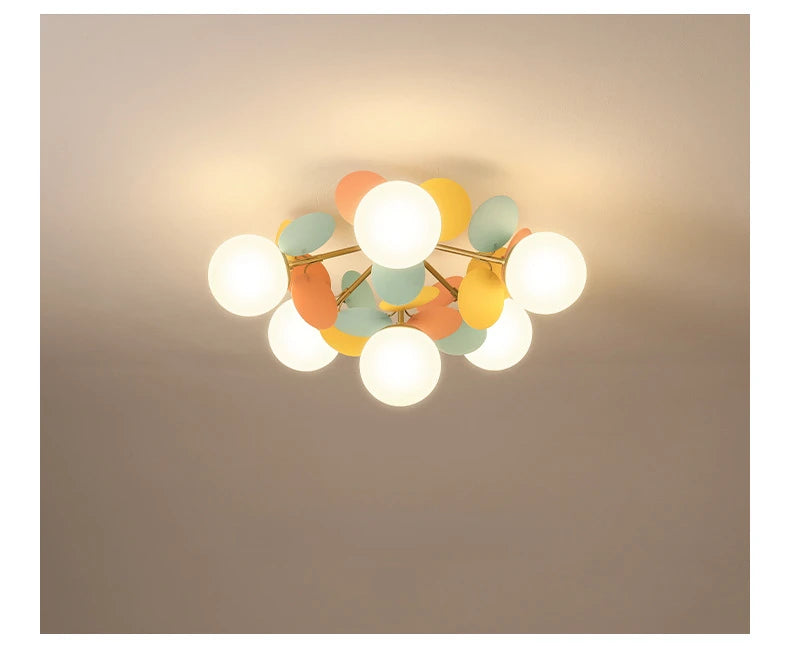 Modern Glass Ball Chandelier