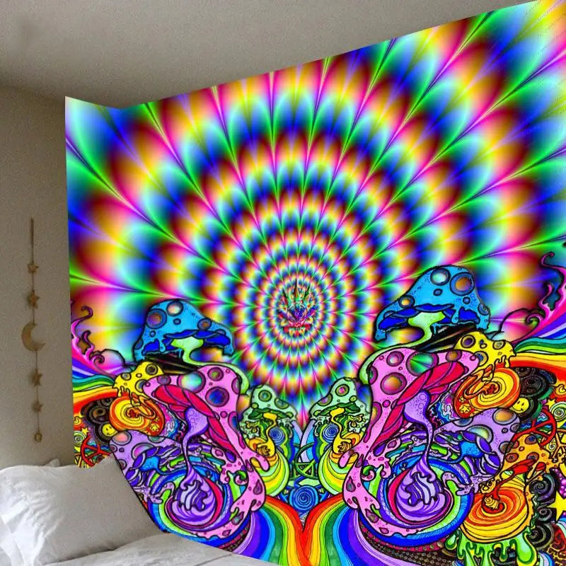 Psychedelic Bohemian Mandala Tapestries