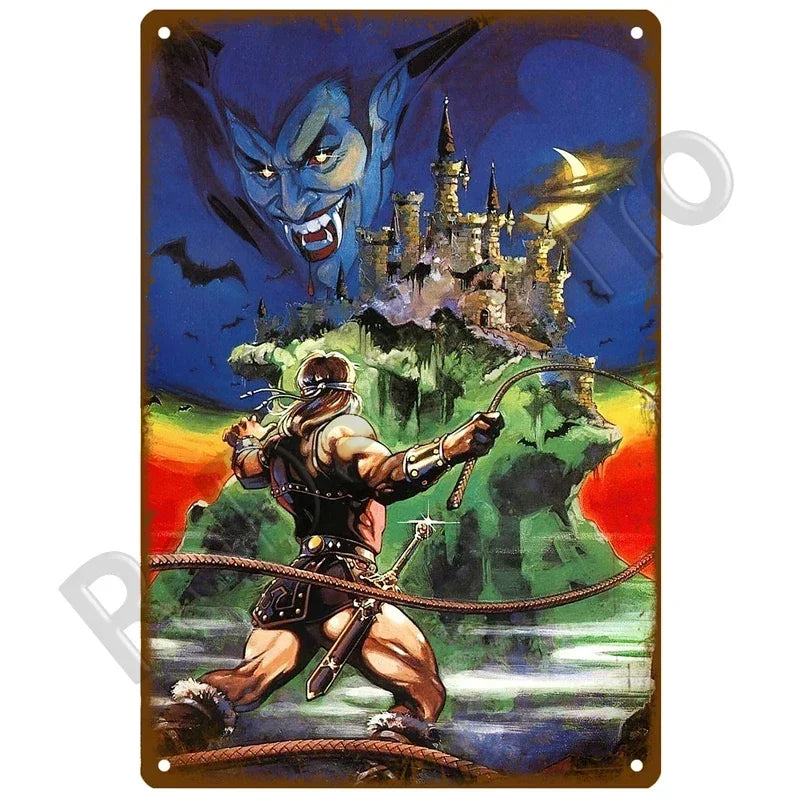 Vintage Game Metal Signs