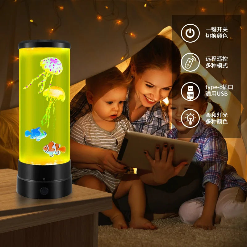 LED Jellyfish Night Light