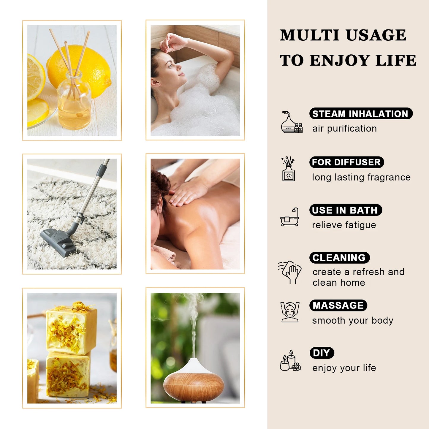 10ml Natural Plant Essential Oils